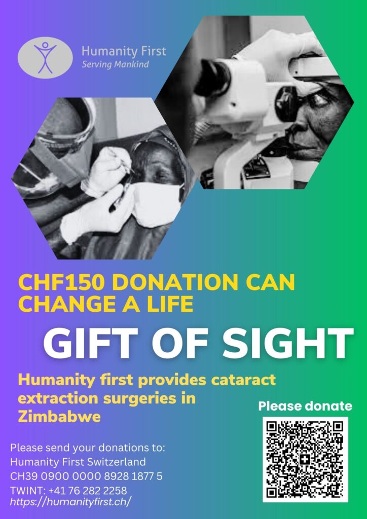Humanity First provides cataract surgeries in Zimbabwe